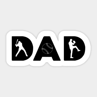 baseball dad Sticker